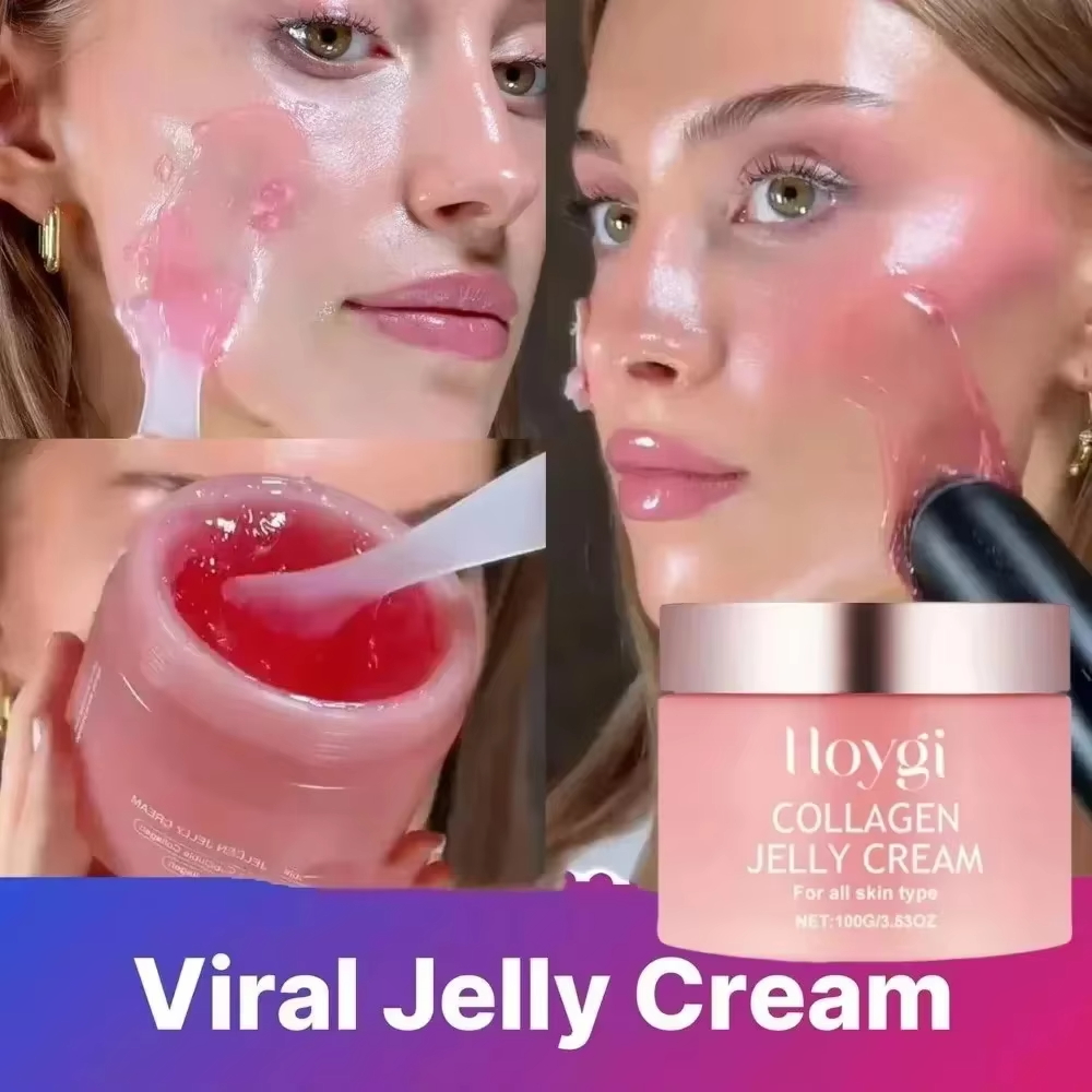 Niacinamide Pore Shrinking Essence - 100g Jelly-Gesichtscreme mit Kollagen, Sanfte SPA-Pflege,
