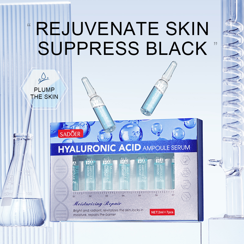 Hyaluronic Acid Facial Serum - Hyaluronsäure-Ampullen-Essenz Intensive Hydratation, Tiefenwirksame Feuchtigkeitspflege, Anti-Falten-