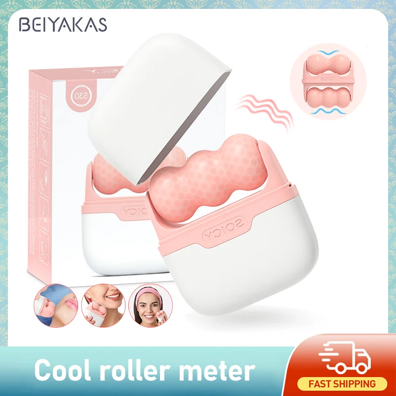 Face Ice Roller Puffiness - 2-in-1 Beiyakes Eisroller für Gesicht und