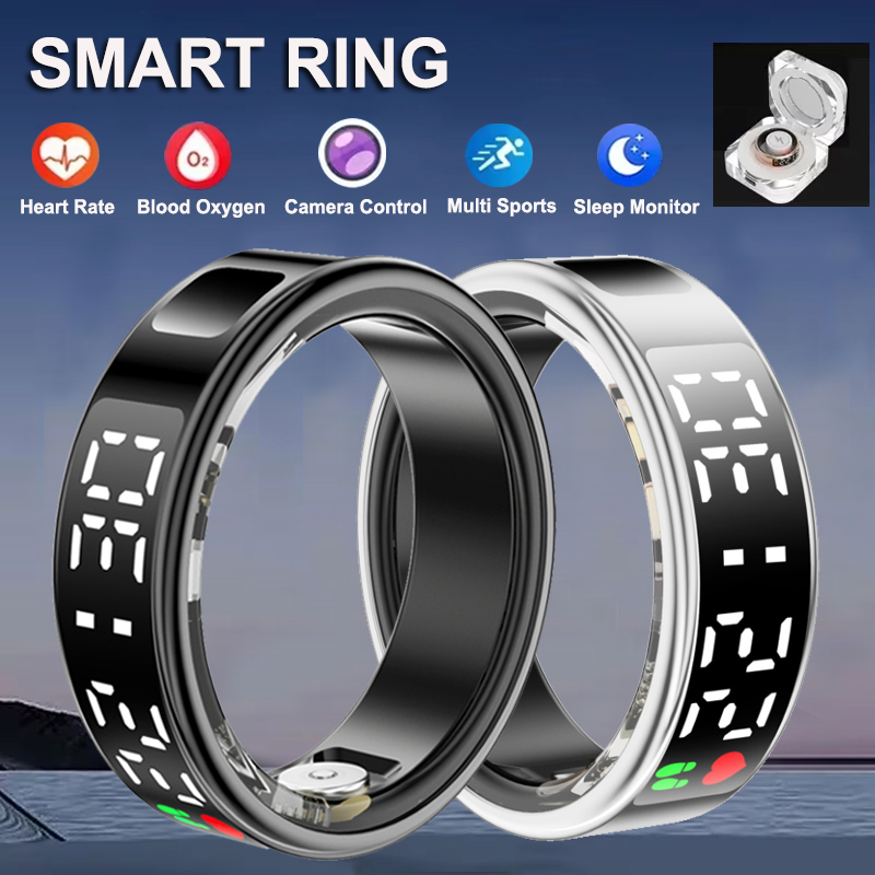 Health Monitors - Smart Ring Herzfrequenz Blutsauerstoff Gesundheits- und