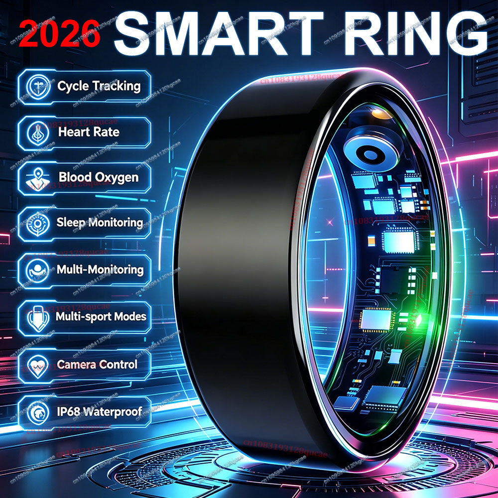 Health Monitors - 2026 Neuer Smart Ring Herzfrequenz Blutdruck