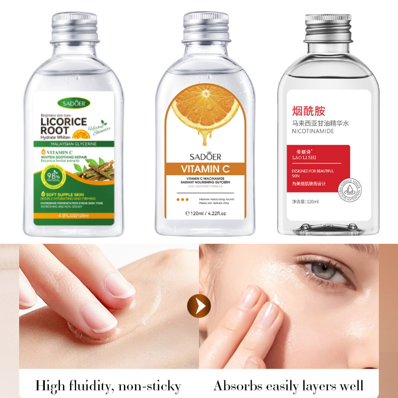 Niacinamide Pore Shrinking Essence - VC Niacinamid Whitening Nourishing Glycerin Licorice