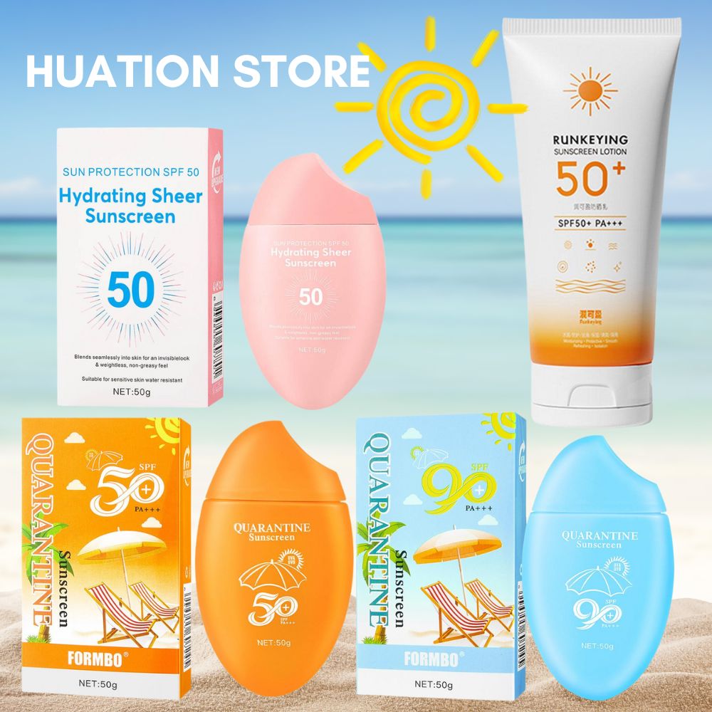 Spf 50 Waterproof Sunscreen - 50g Gesichtssonnenschutz SPF50+ Solar Blocker Haut