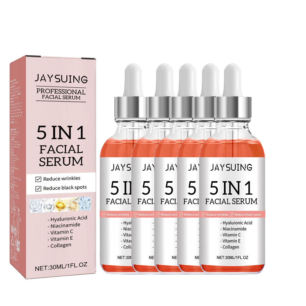 Niacinamide Pore Shrinking Essence - 5-in-1 Vitamin C & Hyaluronsäure Gesichtsserum,