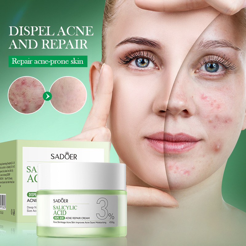 Salicylic Acid Blackhead Remover - Salicylsäure Akne-Behandlungscreme Repariert Pickel-Narben Entfernt Mitesser