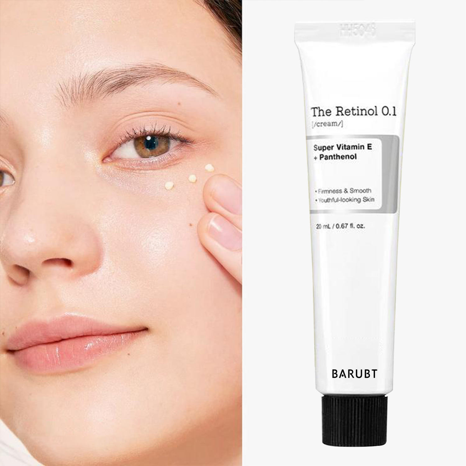 Retinol Anti Wrinkle Cream - Retinol 0,1% Creme, Anti-Aging Augen- &