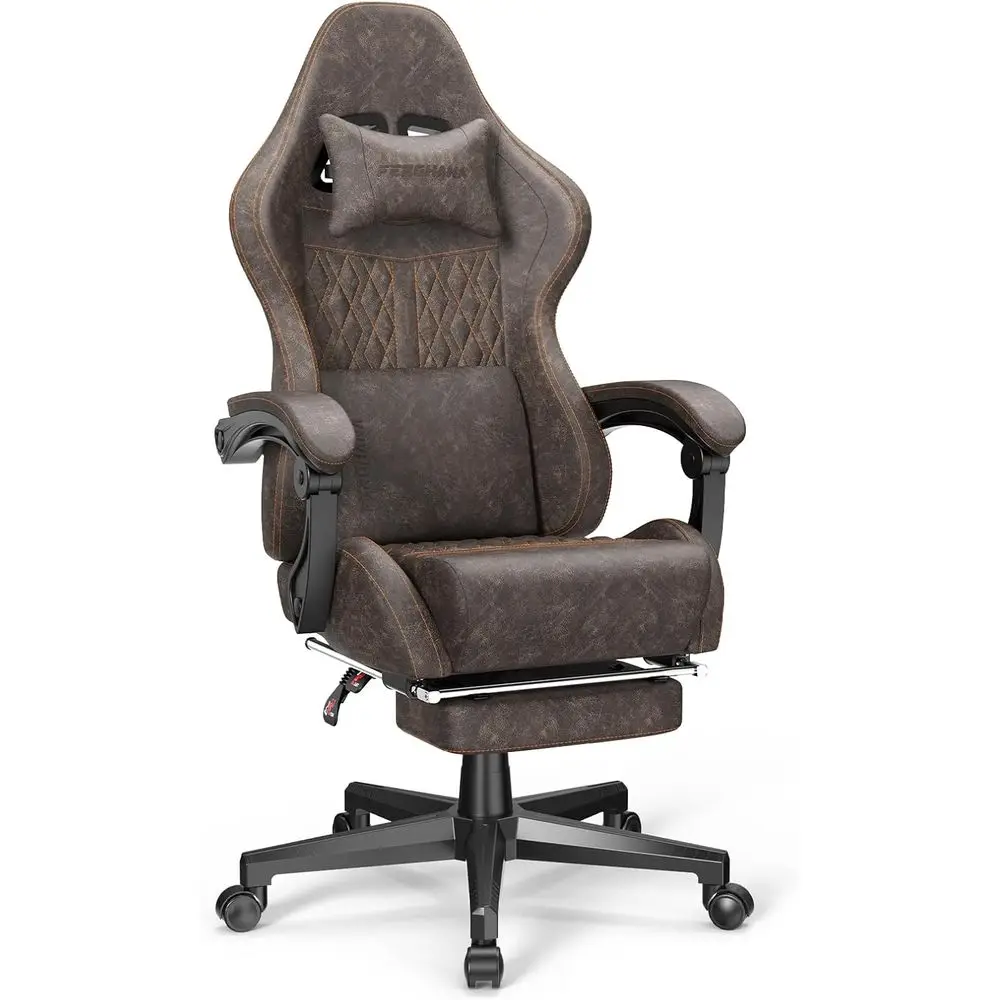 Massage - Ergonomischer Gaming-Stuhl mit hoher Rückenlehne und