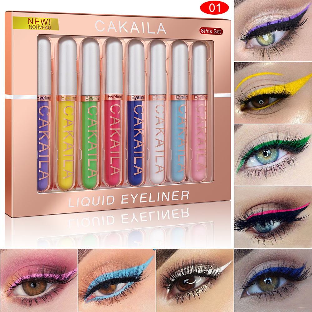 8-Farben-Set, wasserfeste Eyel – Waterproof Liquid Eyeliner Pen Bewertung und Preis