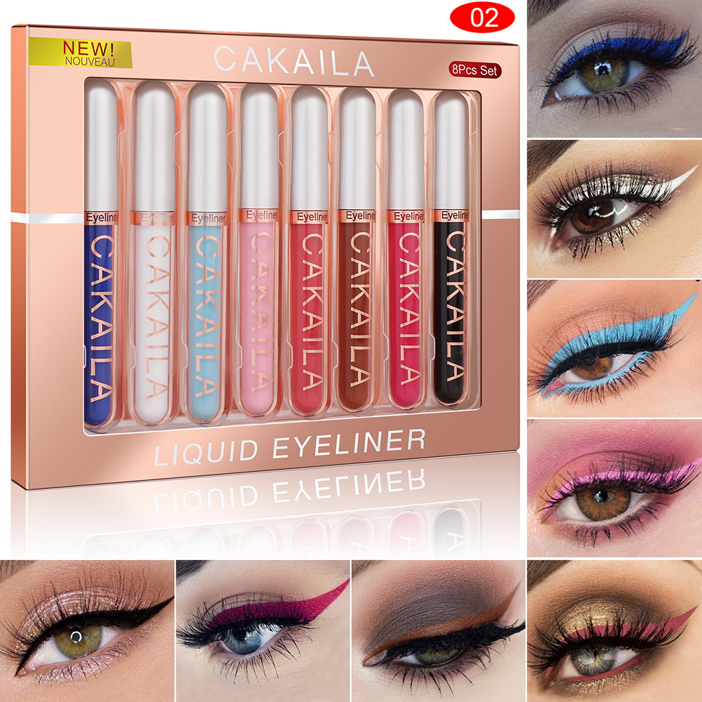8-Farben-Set, wasserfeste Eyel – Waterproof Liquid Eyeliner Pen Bewertung und Preis