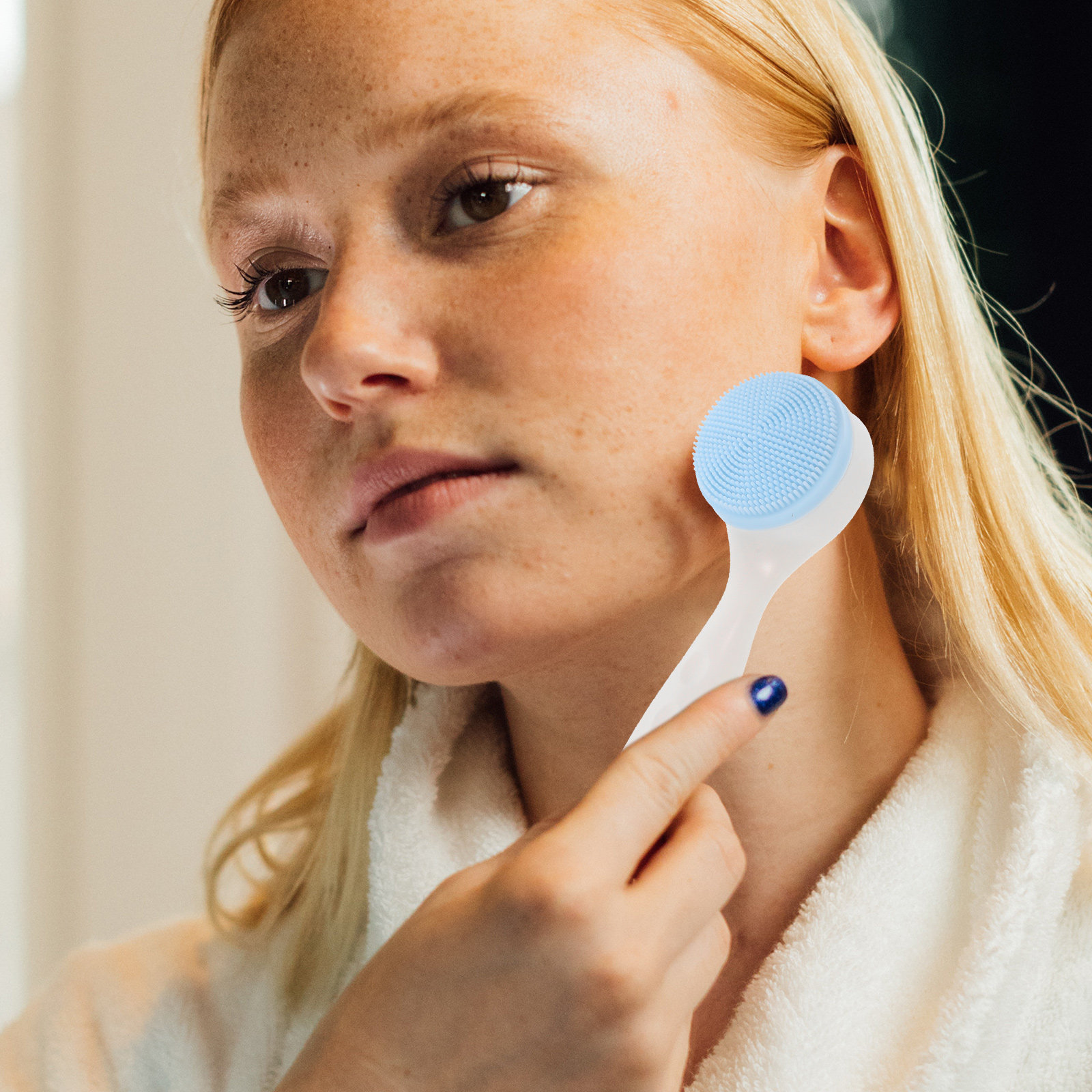 2 Stück Gesichtsbürste, Siliko – Silicone Face Scrubber Electric Bewertung und Preis