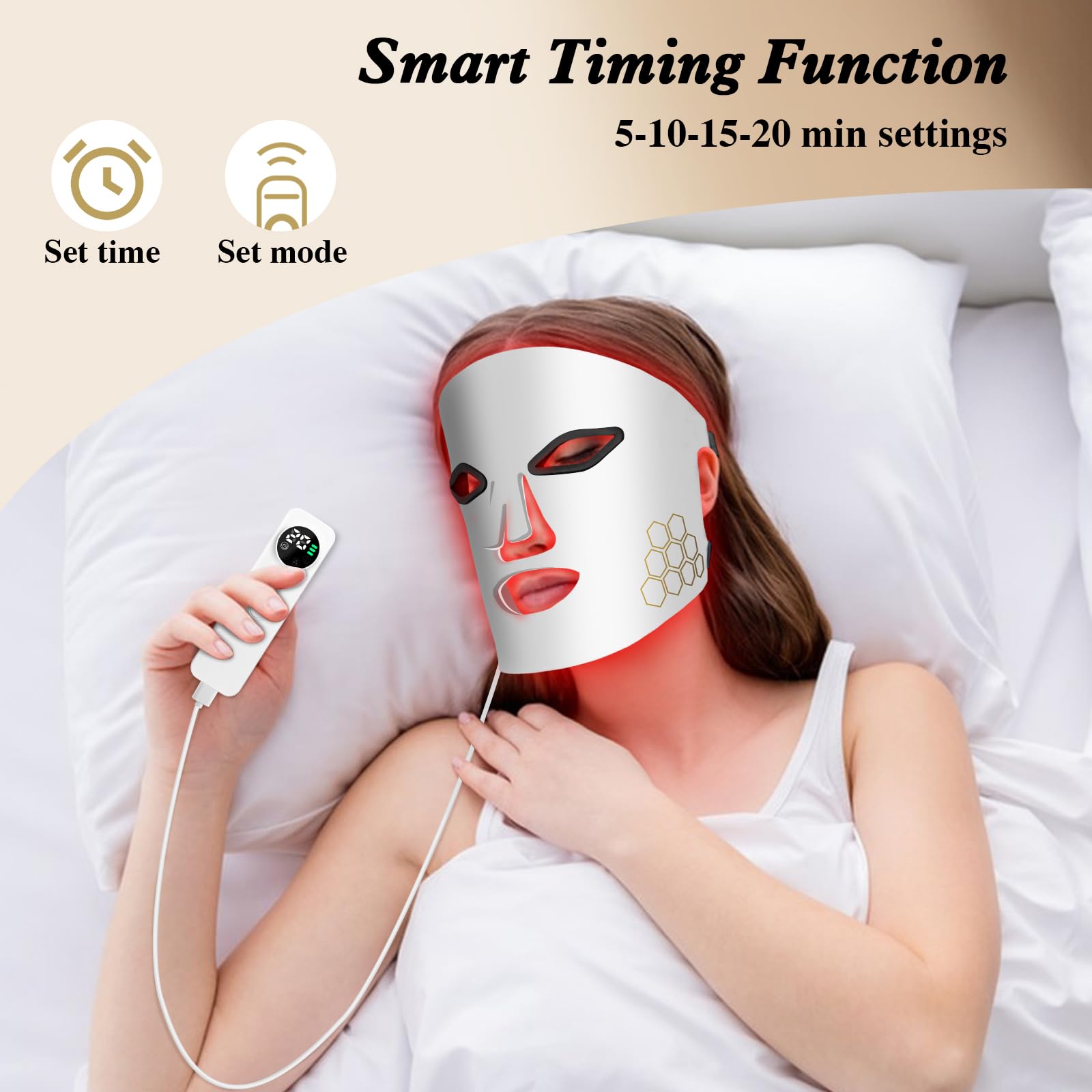 Hello Face LED-Gesichtsmaske,  – Led Light Therapy Face Mask Bewertung und Preis