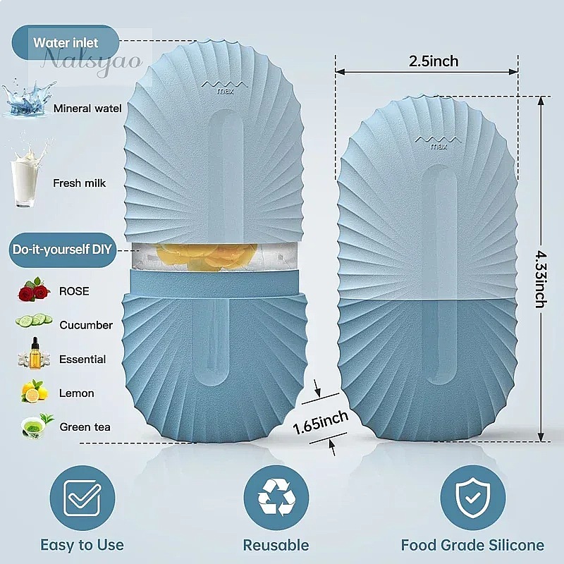 Eis-Gesichtsroller 1 Stück Sil – Face Ice Roller Puffiness Bewertung und Preis