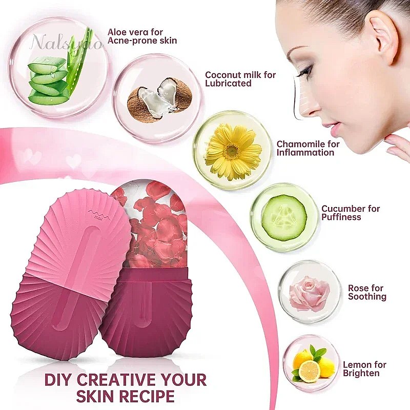Eis-Gesichtsroller 1 Stück Sil – Face Ice Roller Puffiness Bewertung und Preis