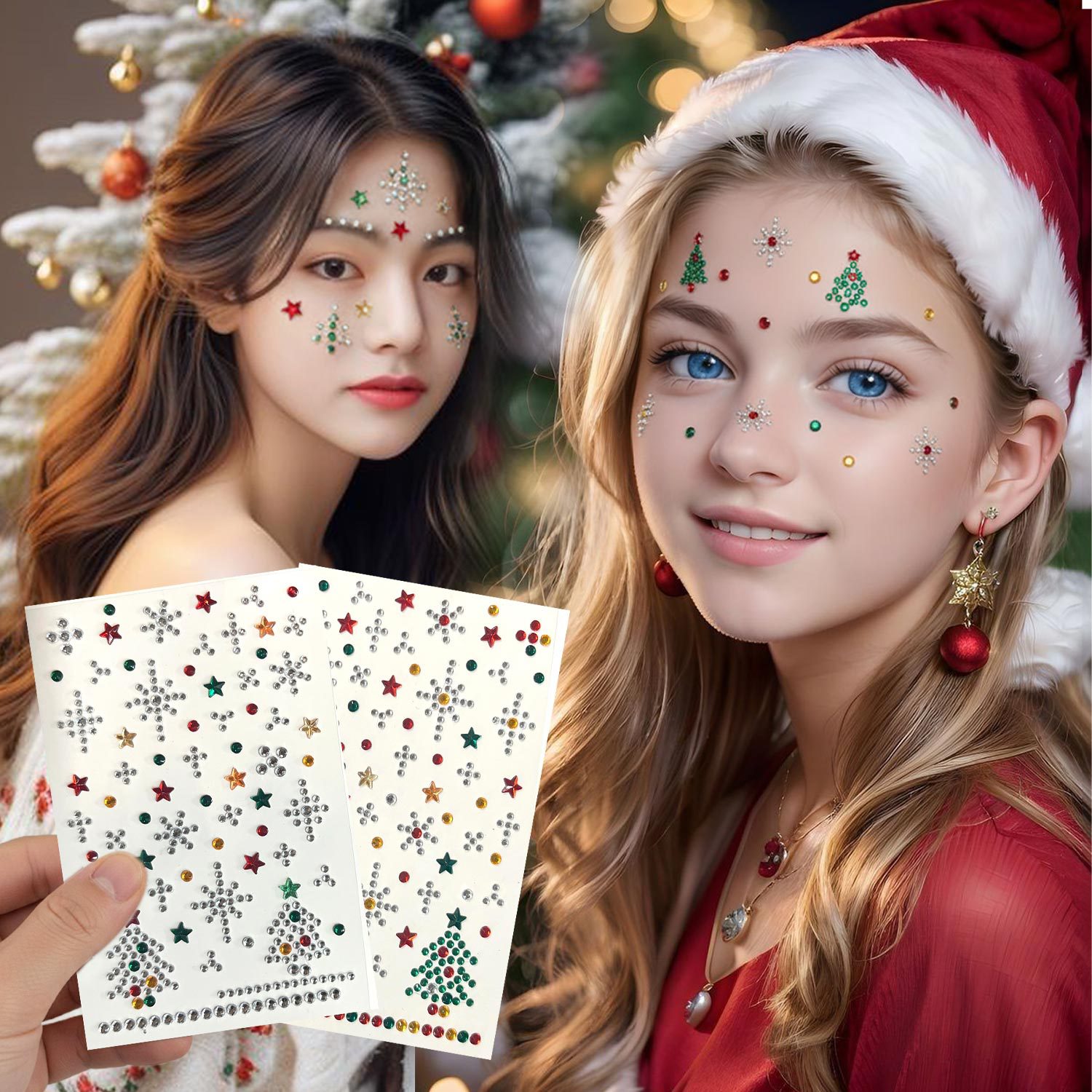 Selbstklebende Diamant-Gesicht – Nail Art Bewertung und Preis