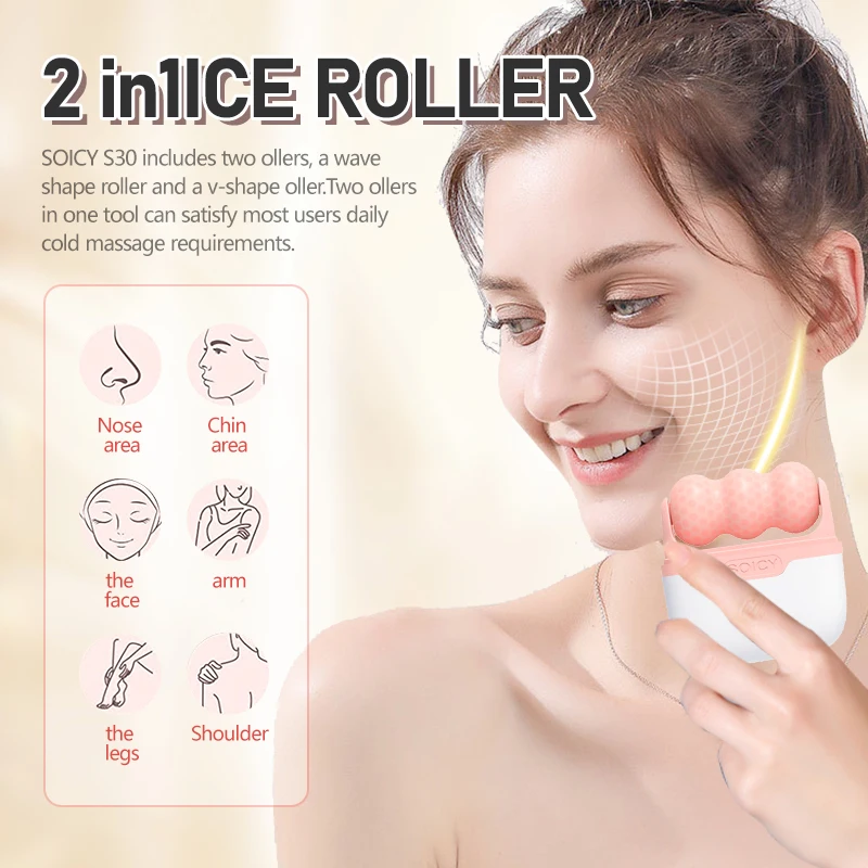 2-in-1 Beiyakes Eisroller für  – Face Ice Roller Puffiness Bewertung und Preis