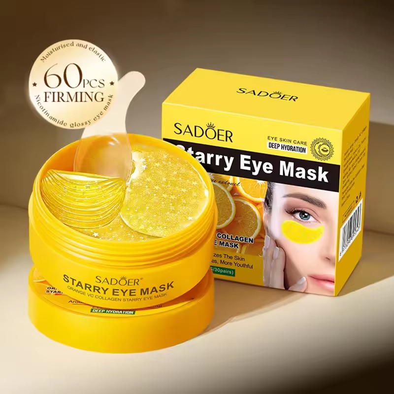 60 Stück SADOER Vitamin C Kris – Collagen Under Eye Patches Bewertung und Preis