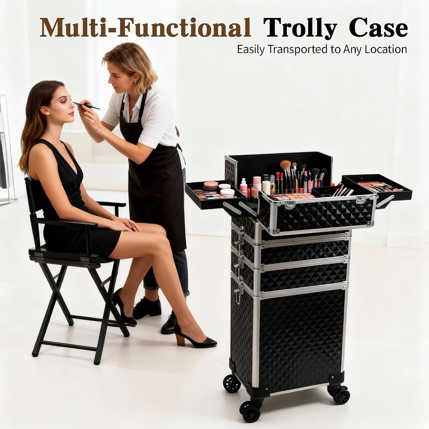 Rollender Make-up-Koffer, Kosm – Makeup Bewertung und Preis