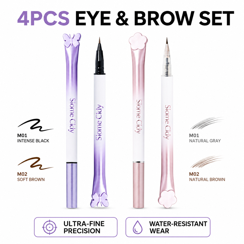 Siome Cidy 4-teiliges Set mit  – Waterproof Liquid Eyeliner Pen Bewertung und Preis