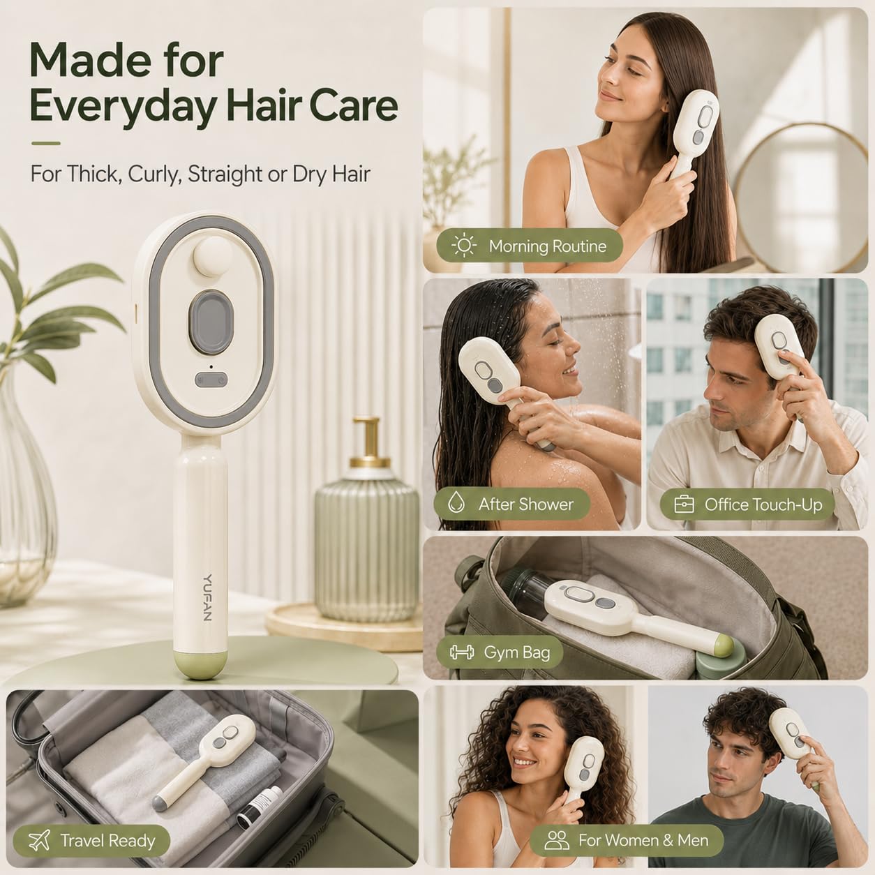 Elektrische Sprüh-Haarmassageb – Massage Bewertung und Preis