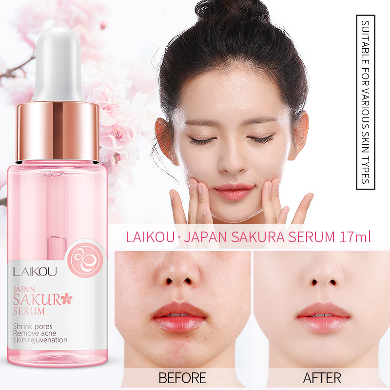Laikou Sakura Serum und Kollag – Niacinamide Pore Shrinking Essence Bewertung und Preis