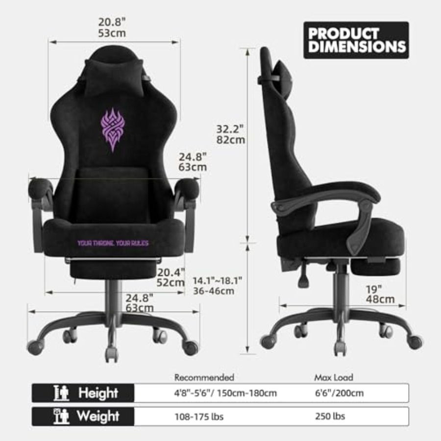 Gaming-Stühle für Videoplayer  – Massage Bewertung und Preis