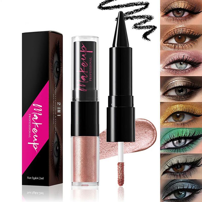 2-in-1 bunter flüssiger Lidsch – Waterproof Liquid Eyeliner Pen Bewertung und Preis