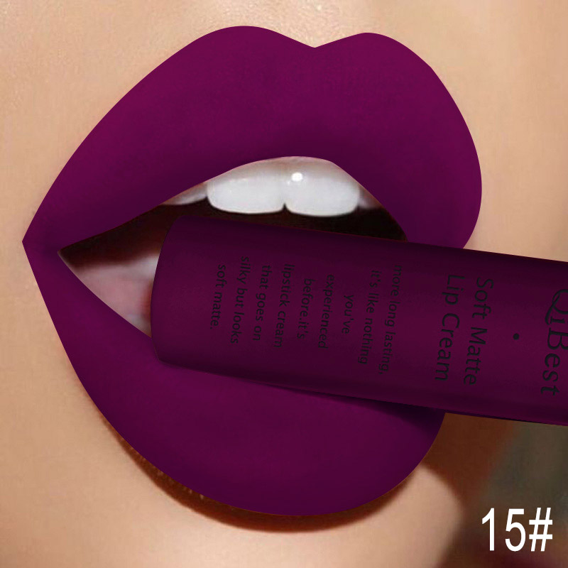 QIBEST Sexy Samt Matte Lip Glo – Matte Velvet Lip Tint Long Lasting Bewertung und Preis