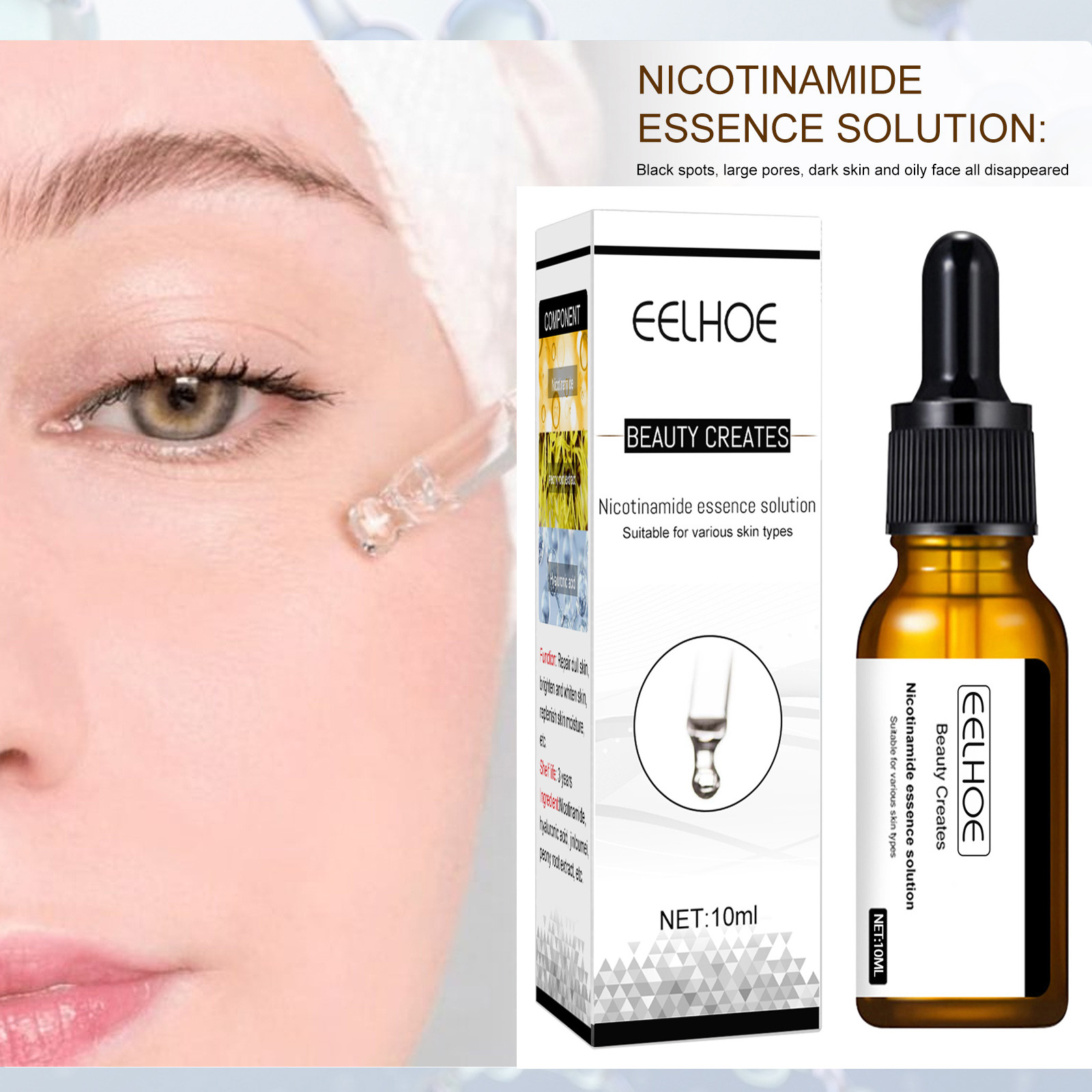 Bleaching Gesicht Serum Schrum – Niacinamide Pore Shrinking Essence Bewertung und Preis