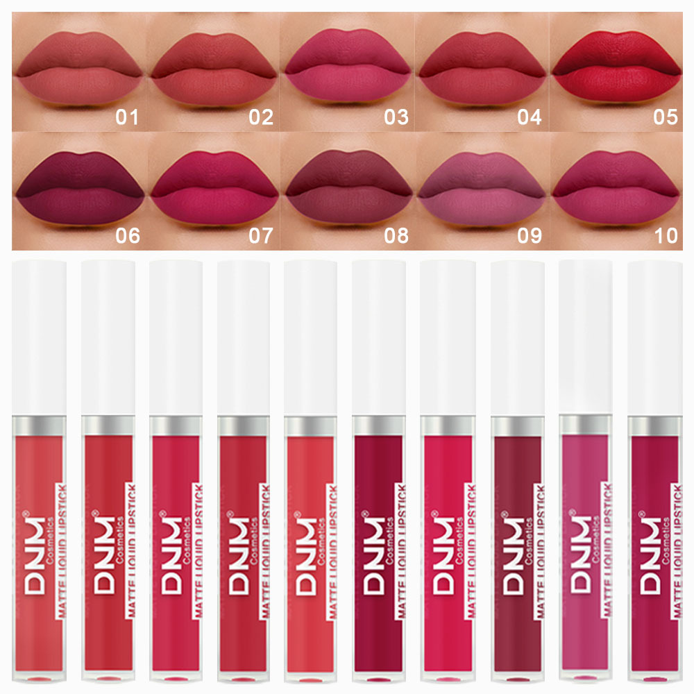 DNM 18 Farben Matte Velvet Lip – Matte Velvet Lip Tint Long Lasting Bewertung und Preis