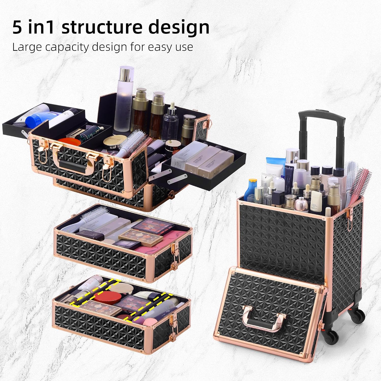 Rollbarer Make-up-Koffer, Kosm – Makeup Bewertung und Preis
