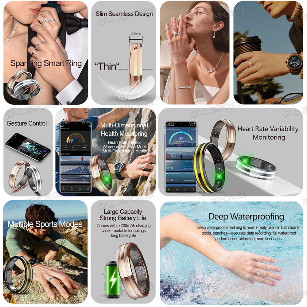 Neuer Smart Ring Herzfrequenz- – Health Monitors Bewertung und Preis