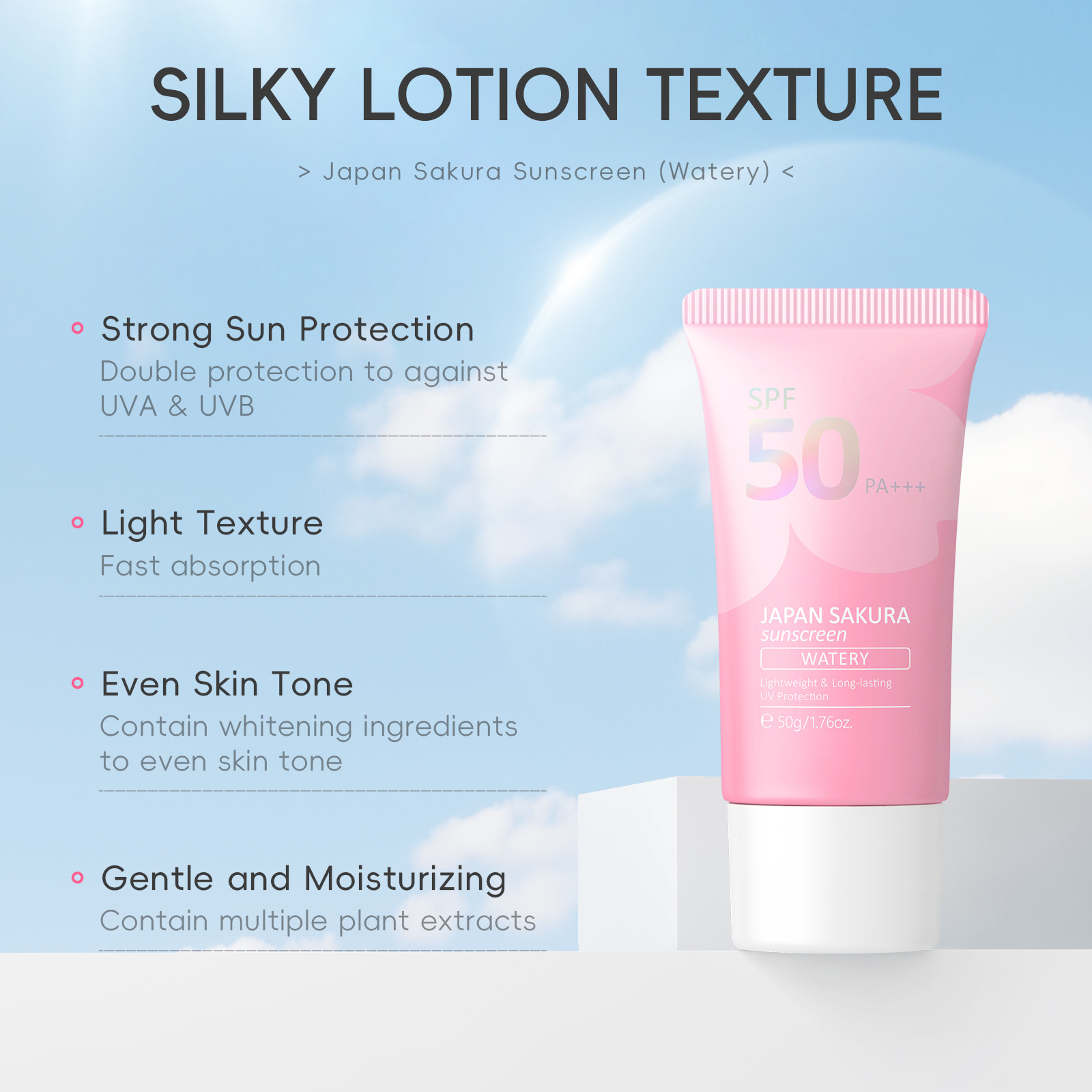 LAIKOU Sakura SPF50 PA+++ Gesi – Spf 50 Waterproof Sunscreen Bewertung und Preis